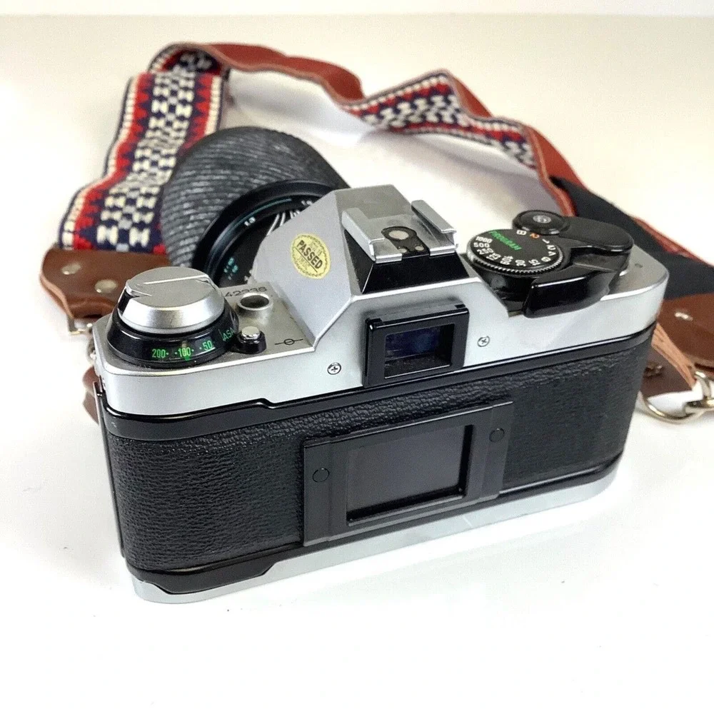 Canon AE-1 Program 35mm Film Camera w/ Tokina 70-210mm Lens TESTED GOOD * READ